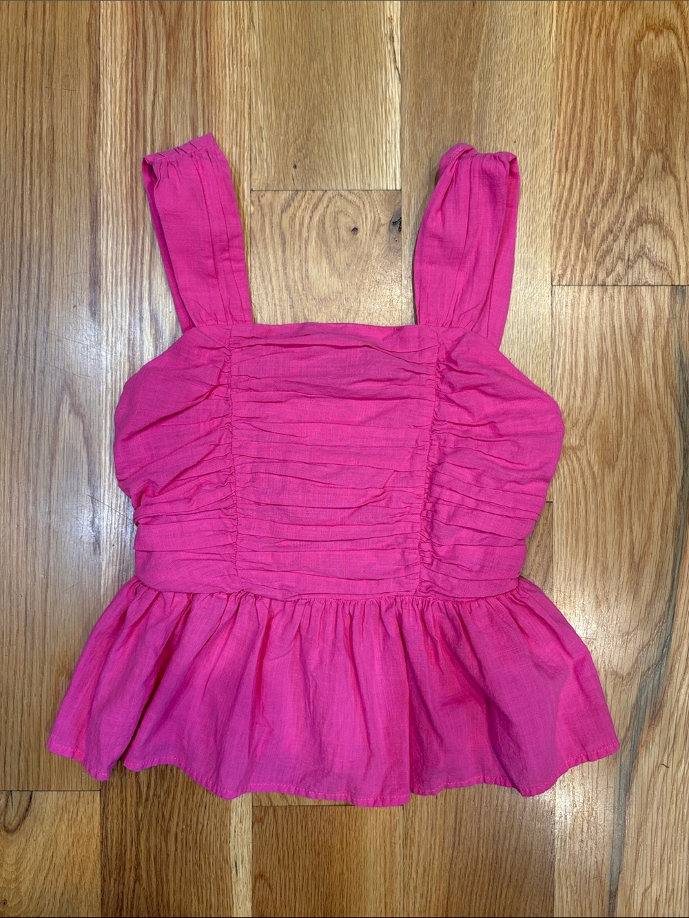 Entro Peplum Top, Size Small